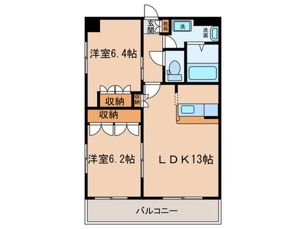 エクセルハイム・Ｎの物件間取画像